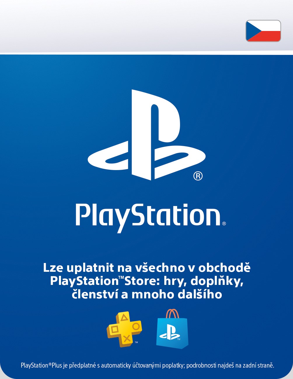 PlayStation Store dárková karta kredit